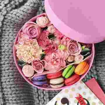 Цветочный бокс Pink в Адлере