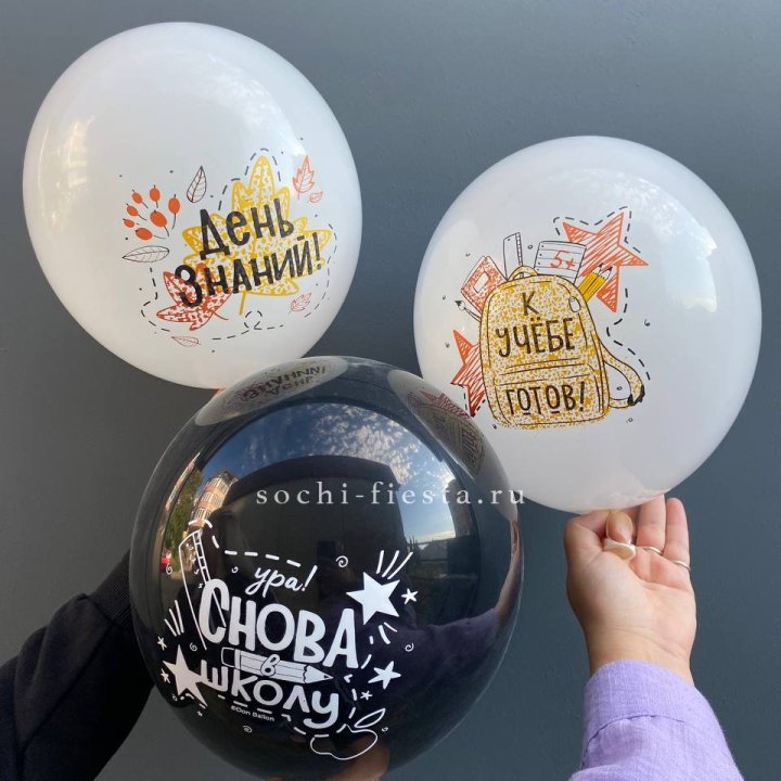 Воздушный шар к 1 сентября в Адлере