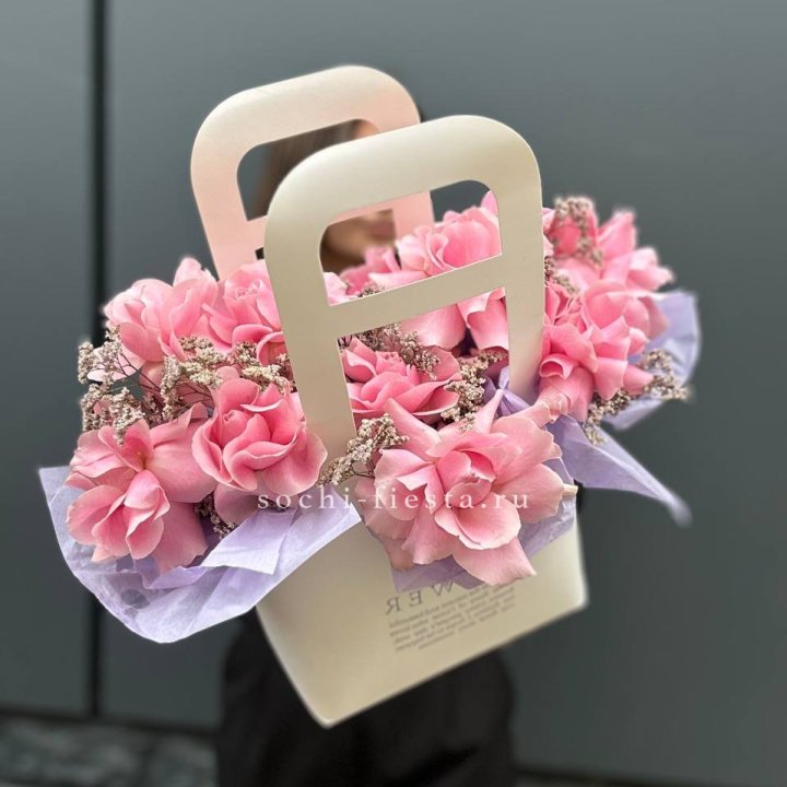 Сумочка розовых роз "Plinkil" в Адлере