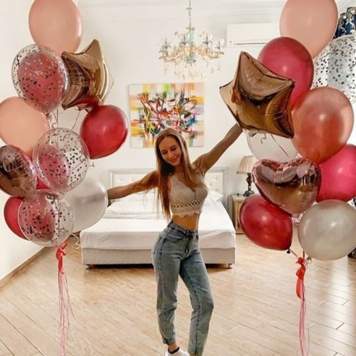 Фонтаны шаров "Celebrity" в Адлере