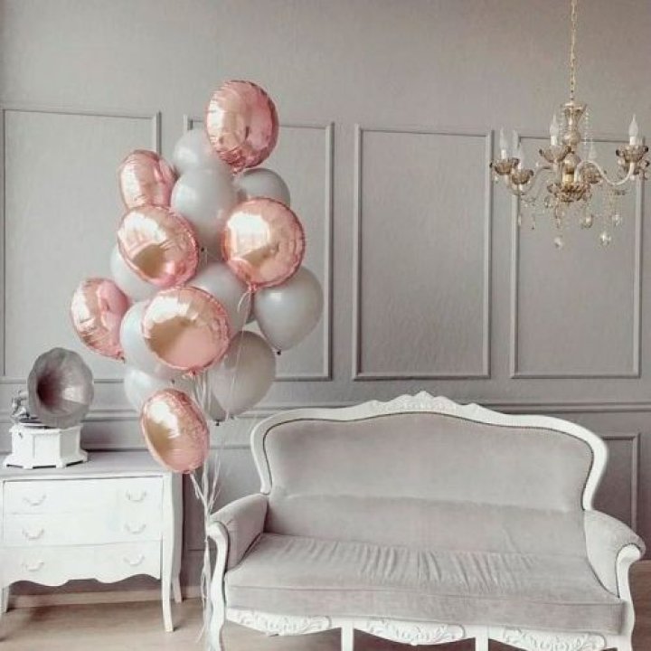 Фонтан шаров "Софт рози" в Адлере