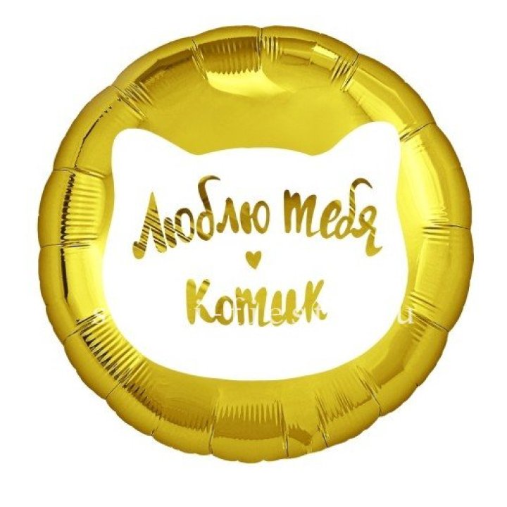 Фольгированный шар "Люблю тебя, Котик" в Адлере