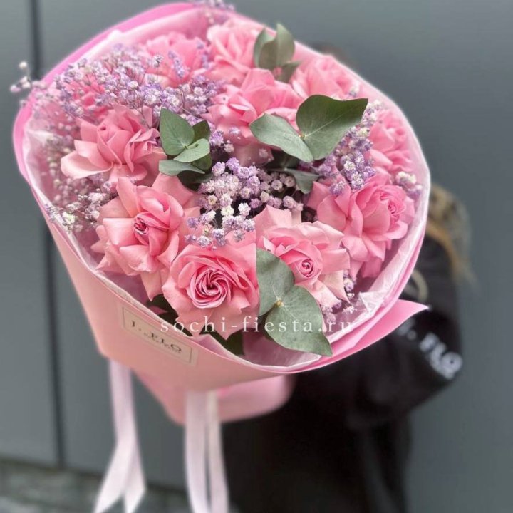 Розовые французские розы PinkNice в Адлере