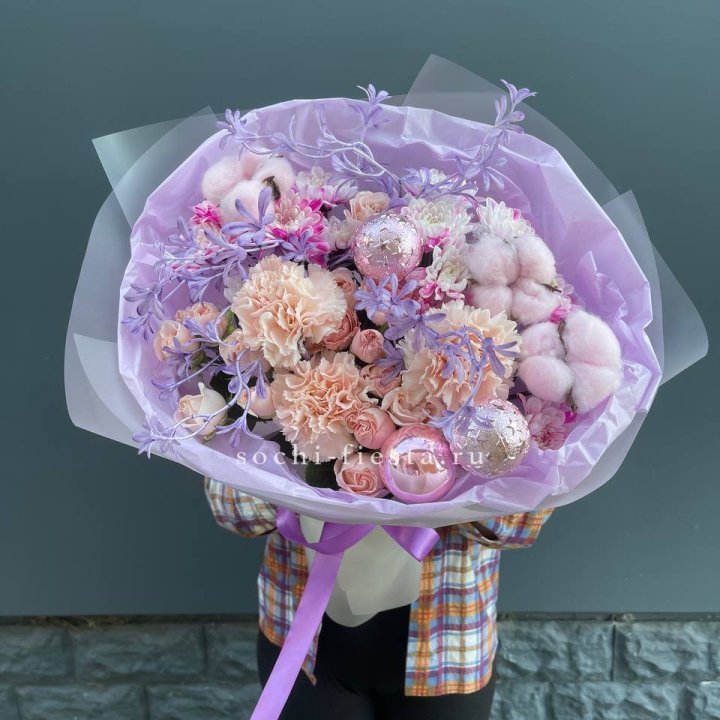 Букет "Лавандовая сказка" в Адлере