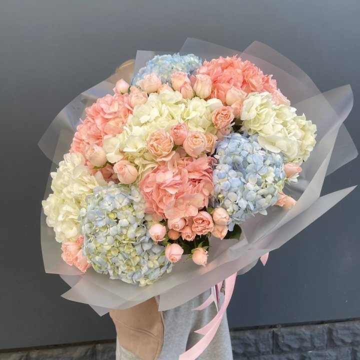 Дуо гортензии и бомбастик в Адлере