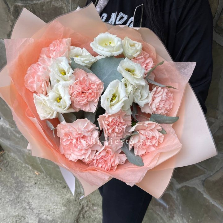  Букет диантусов Peachy в Адлере