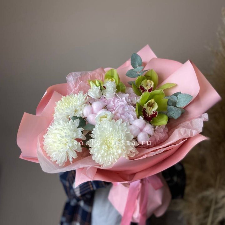  Букет с орхидеями "Вита" в Адлере