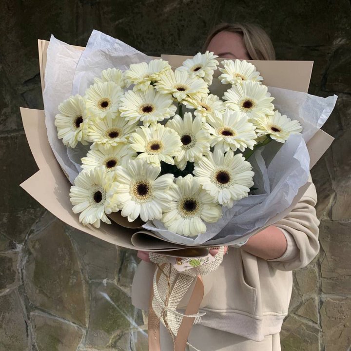 Букет голландских гербер "Shine" в Адлере