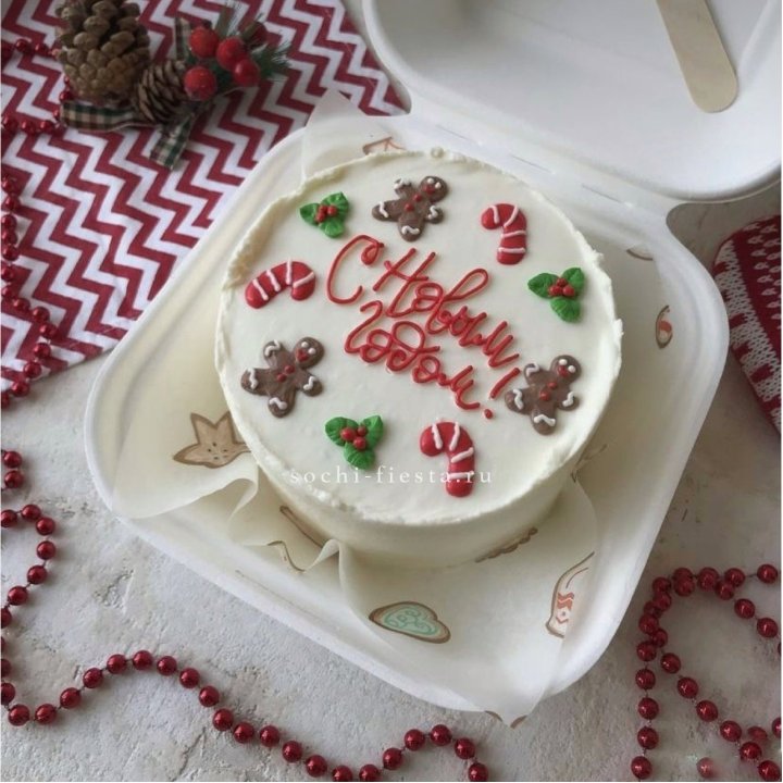 Бенто-торт "С Новым Годом!" в Адлере