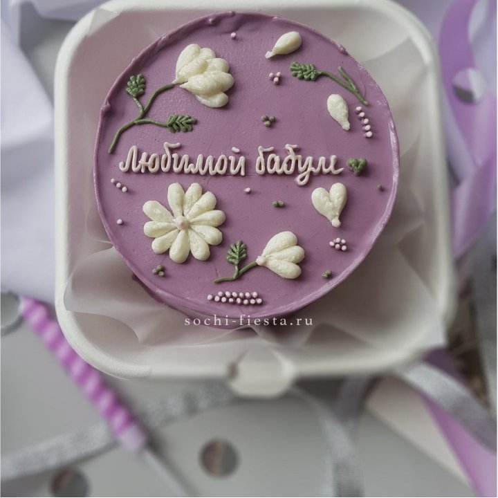 Бенто-торт "Любимой бабуле" в Адлере