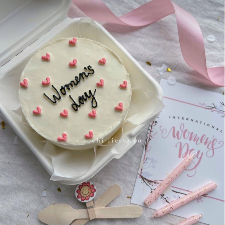 Бенто-торт "Дорогим женщинам"  в Адлере