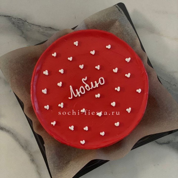 Бенто-торт "Люблю" в Адлере