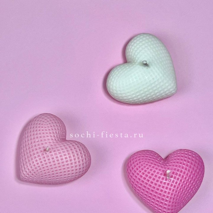 Набор свеч сердец в Адлере