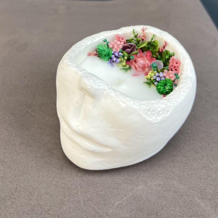 Свеча ароматическая в гипсе  в Адлере