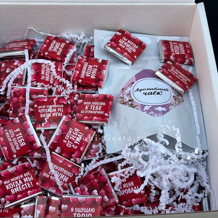 Набор Шоколад и Чай "101 причина любви" в Адлере