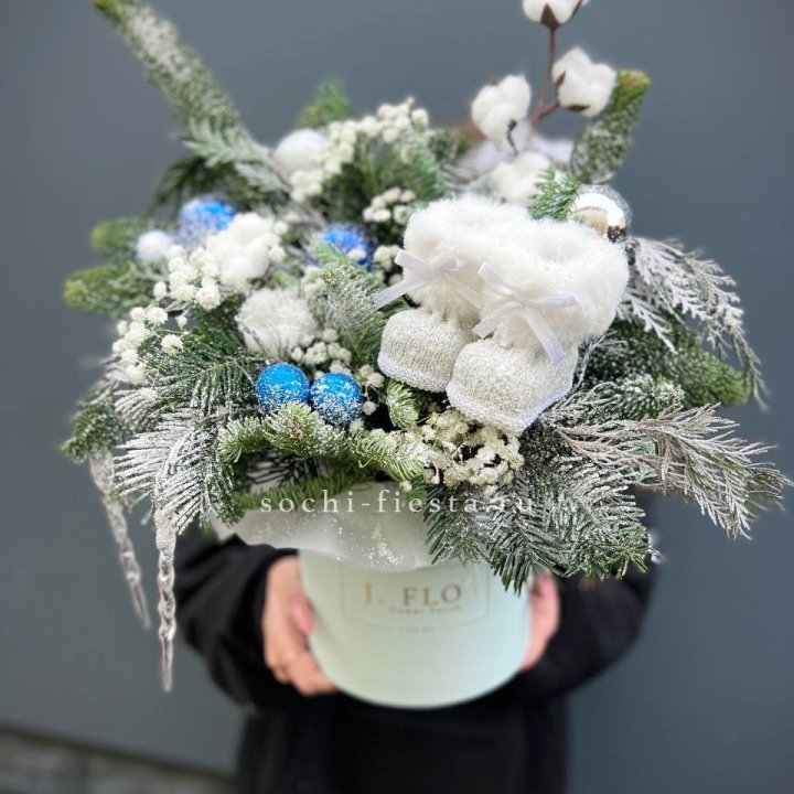 Новогодний бокс "Ботс блю" в Адлере