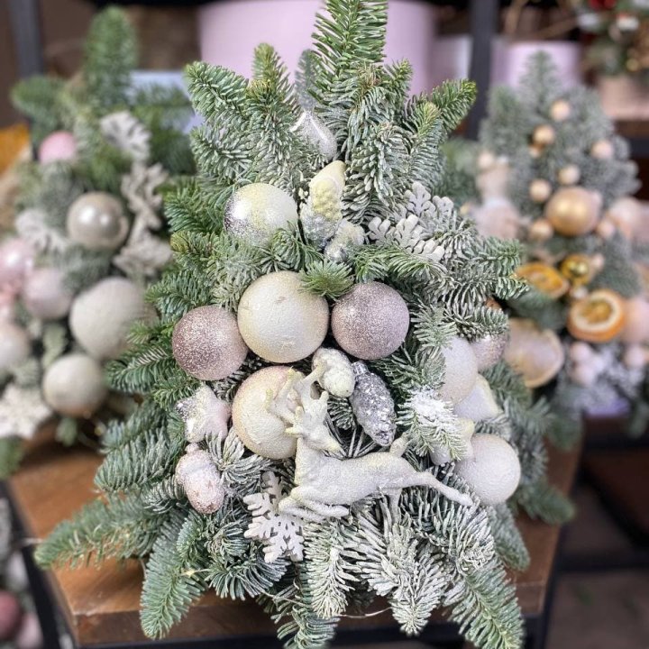 Ёлочка "Хепи крисмас" в Адлере