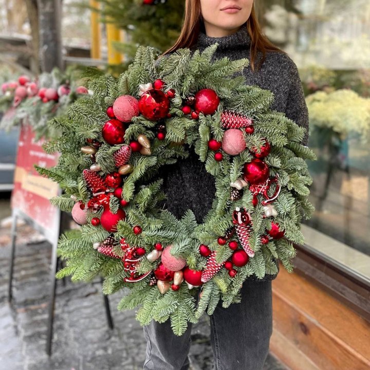 Рождественский венок  в Адлере