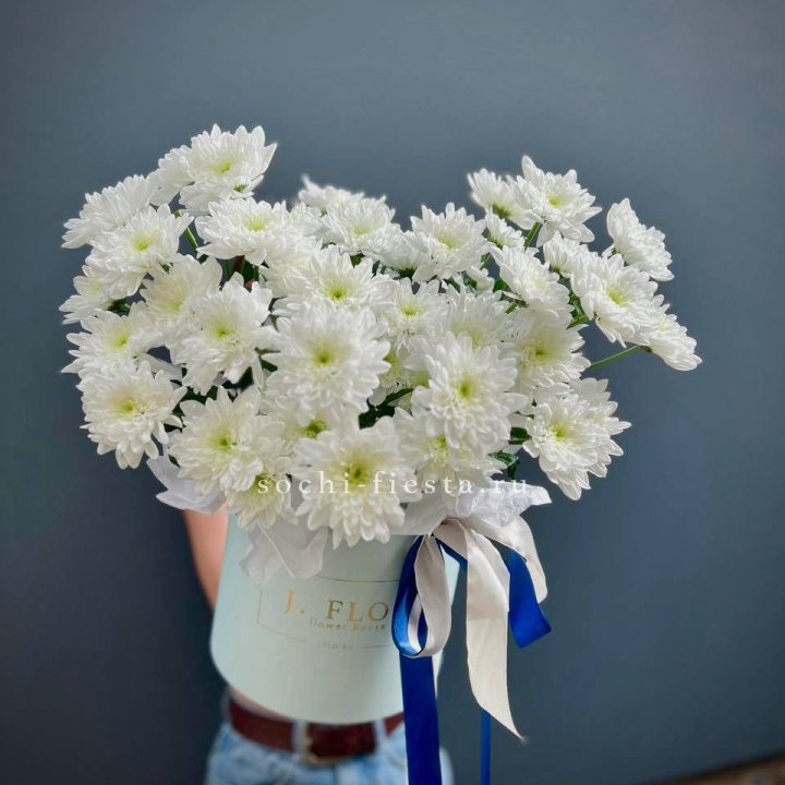 Коробка с хризантемами №3 в Адлере