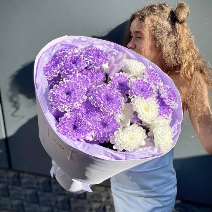  Букет хризантем "Sirena" в Адлере