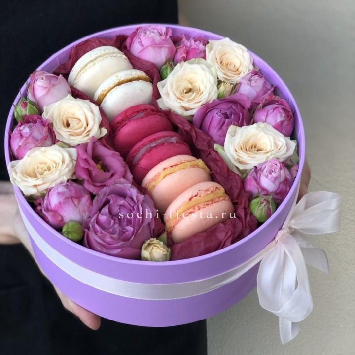 Цветочный бокс "Лаванди" в Адлере