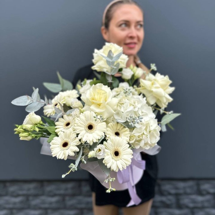 Цветочный бокс "Лавандовый сон" в Адлере