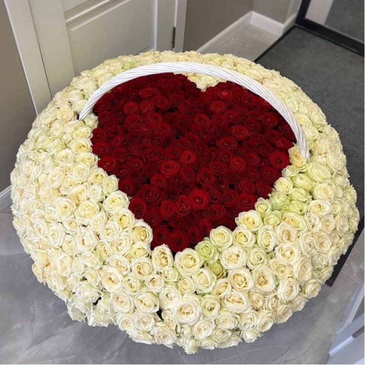 501 роза сердце в Адлере