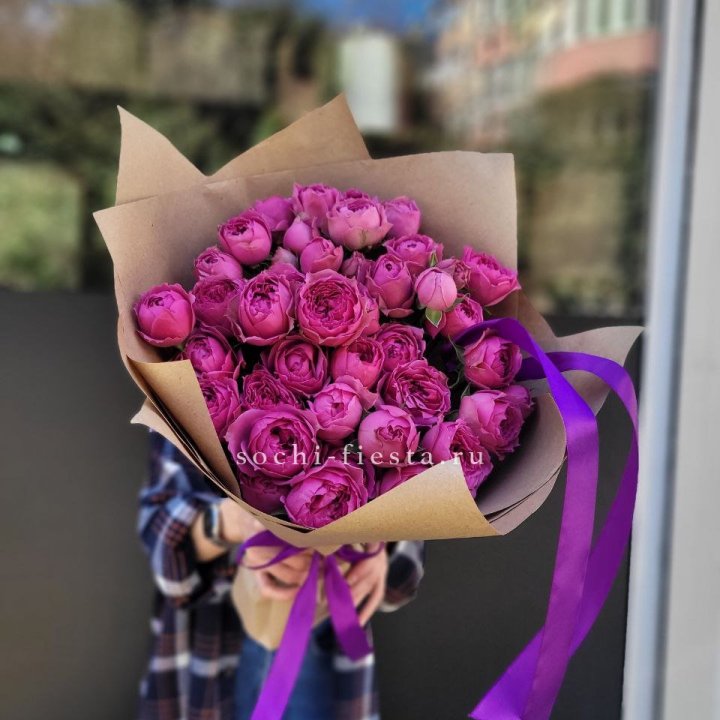 Букет с Мисти бабблс  в Адлере