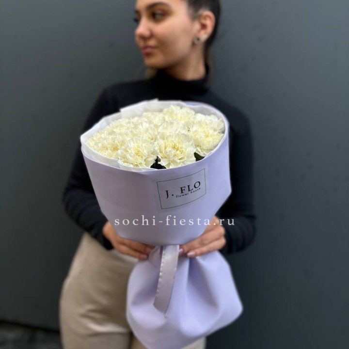 Белые Диантусы 15шт в Адлере