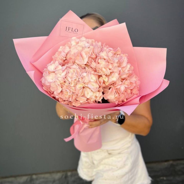 Букет гортензий "Creams" с доставкой в Адлере