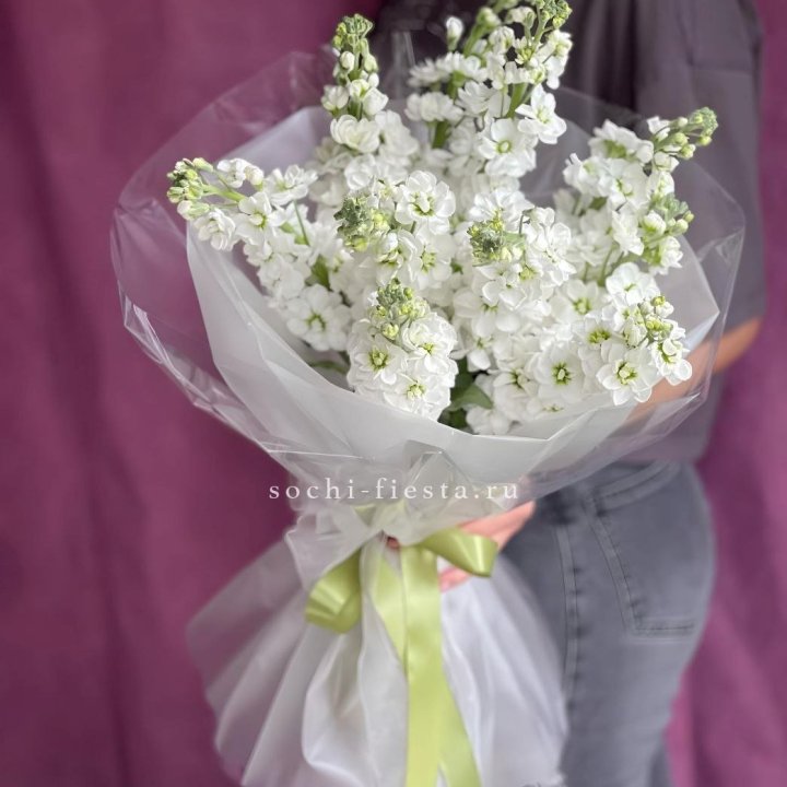 Букет ароматной маттиоллы №1 в Адлере