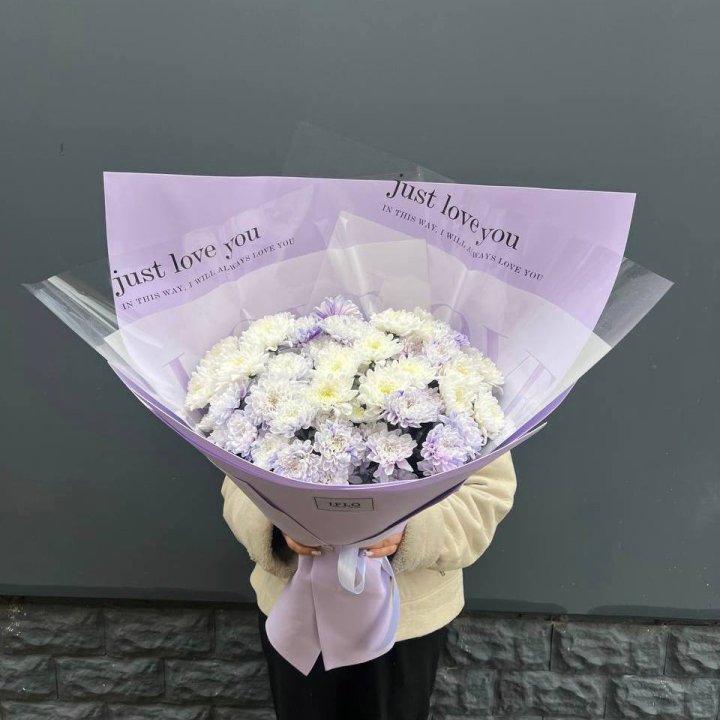 9 воздушных хризантем в Адлере