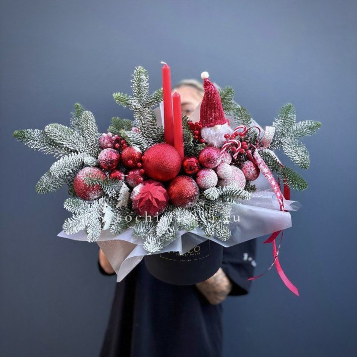 Композиция "Мери крисмас ред" в Адлере