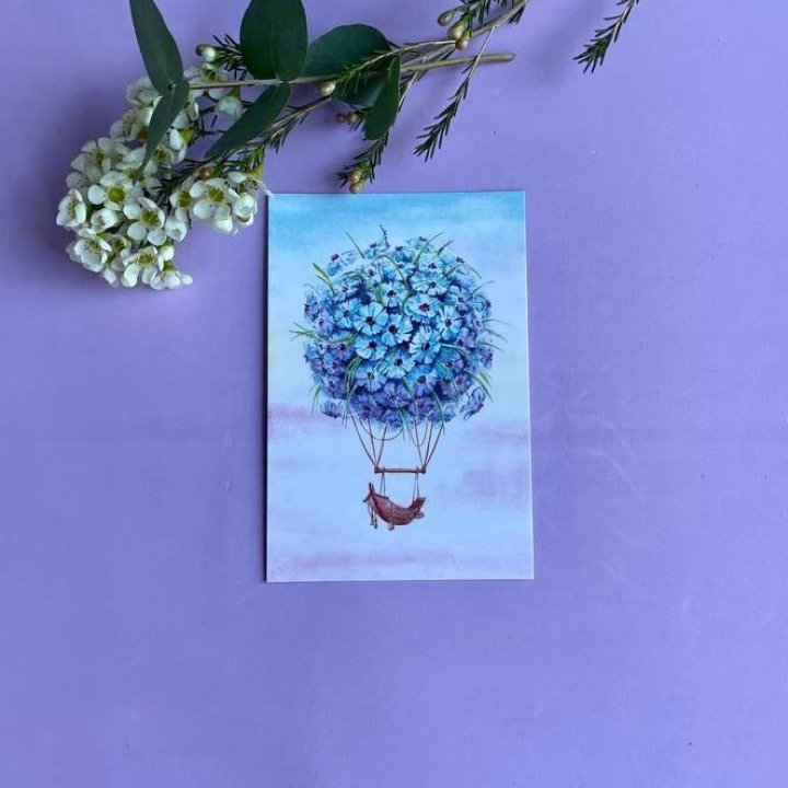 Открытка к букету "Флоростат" в Адлере