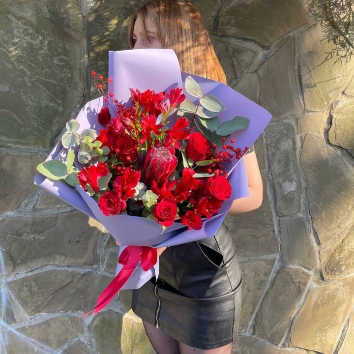 Букет c протеей "Alice" в Адлере