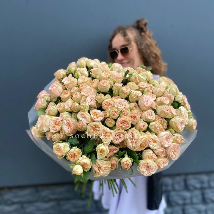 51 пионовидная роза в Адлере