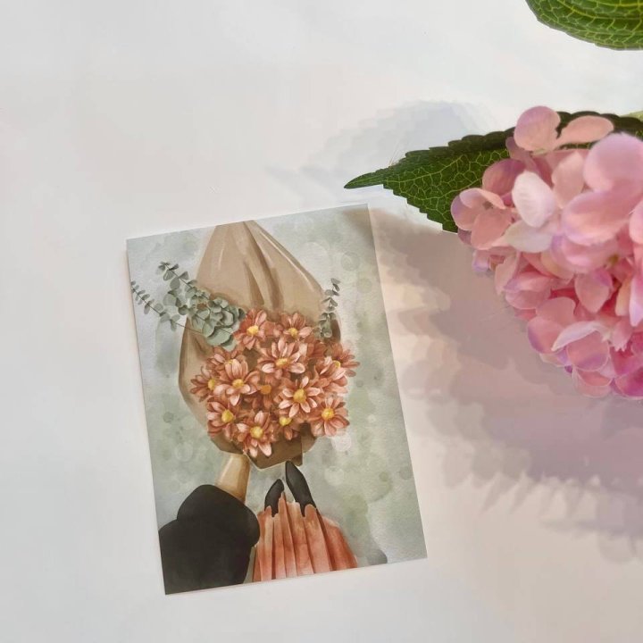 Открытка к букету "Букет" в Адлере