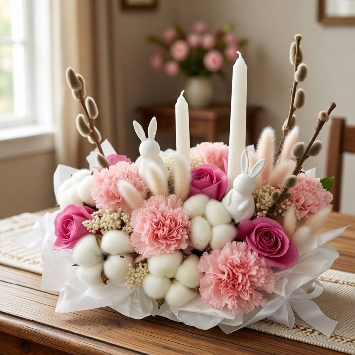 Пасхальная настольная композиция  с доставкой в Адлере