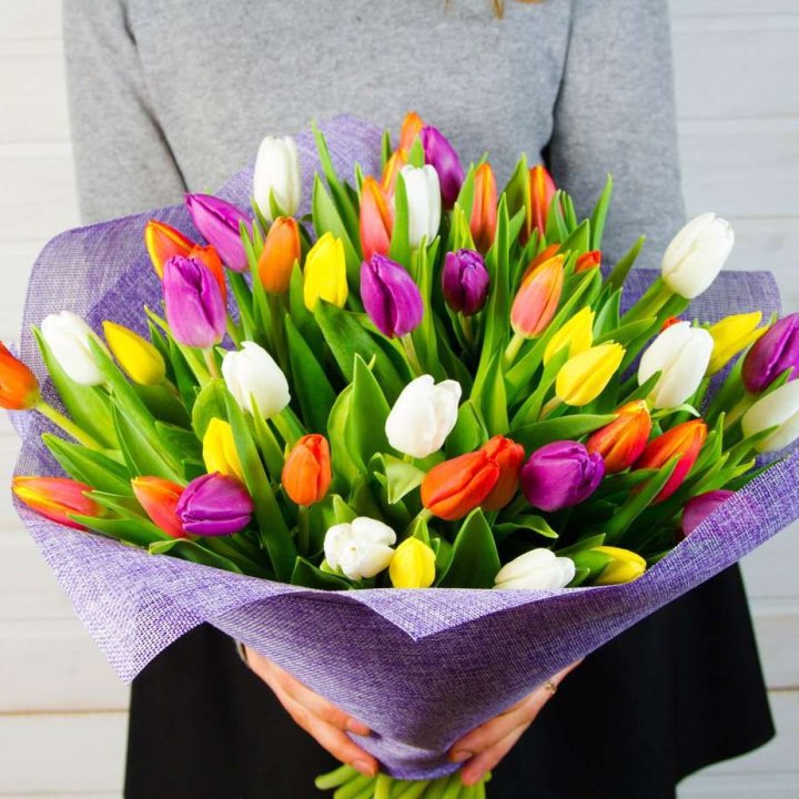 51 тюльпан "Рандом" №2 в Адлере